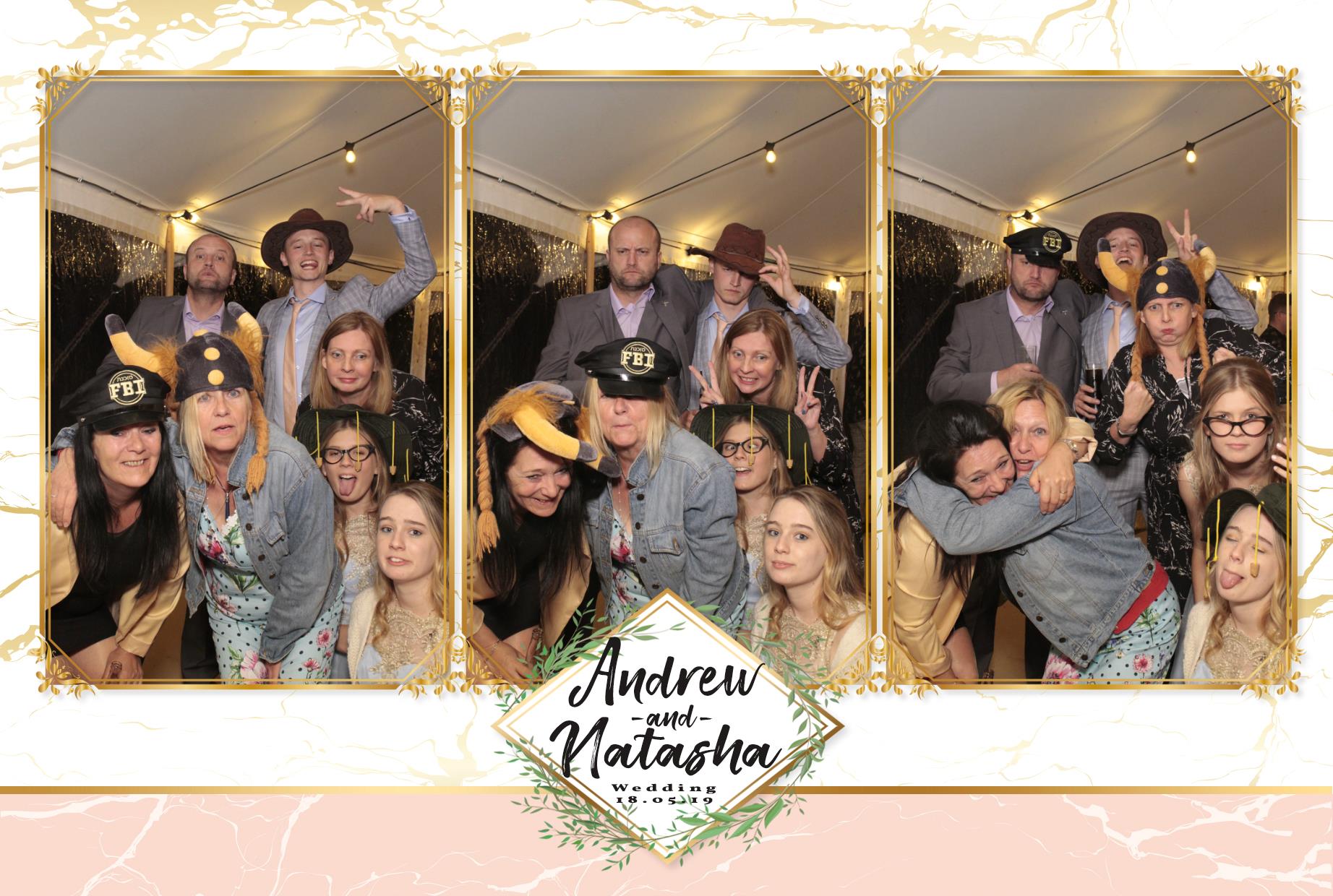 Andrew & Natasha's Wedding  | View more photos from the event at gallery.myphotoboothexperience.co.uk/u/MyPhotoBoothExperienceLtd/Andrew-Natashas-Wedding